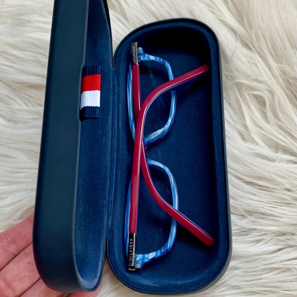 Tommy Hilfiger Women’s Pink And Blue Glasses - Picture 6 of 11